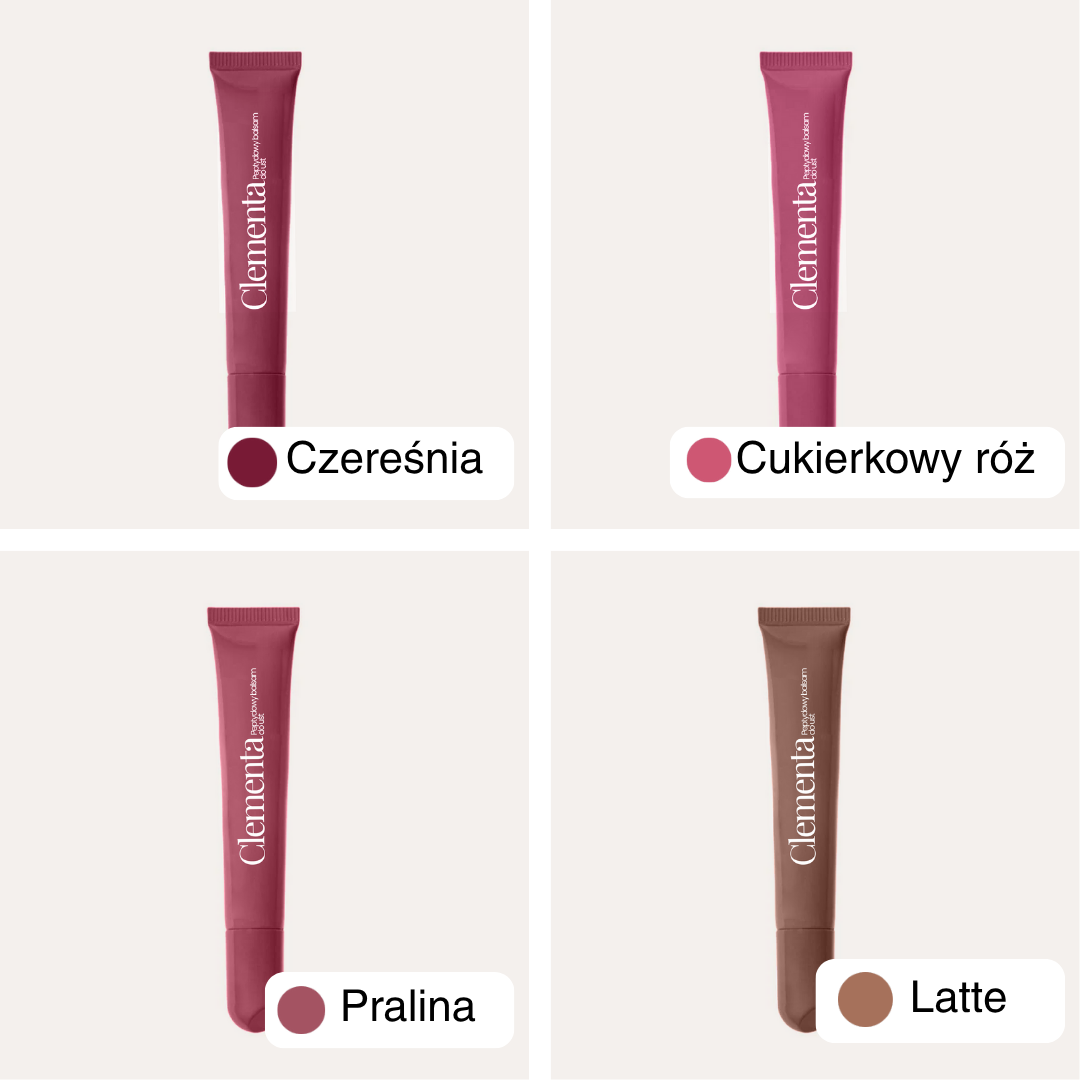 Peptydowy balsam do ust Clementa - Czereśnia