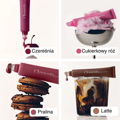 Peptydowy balsam do ust Clementa - Czereśnia