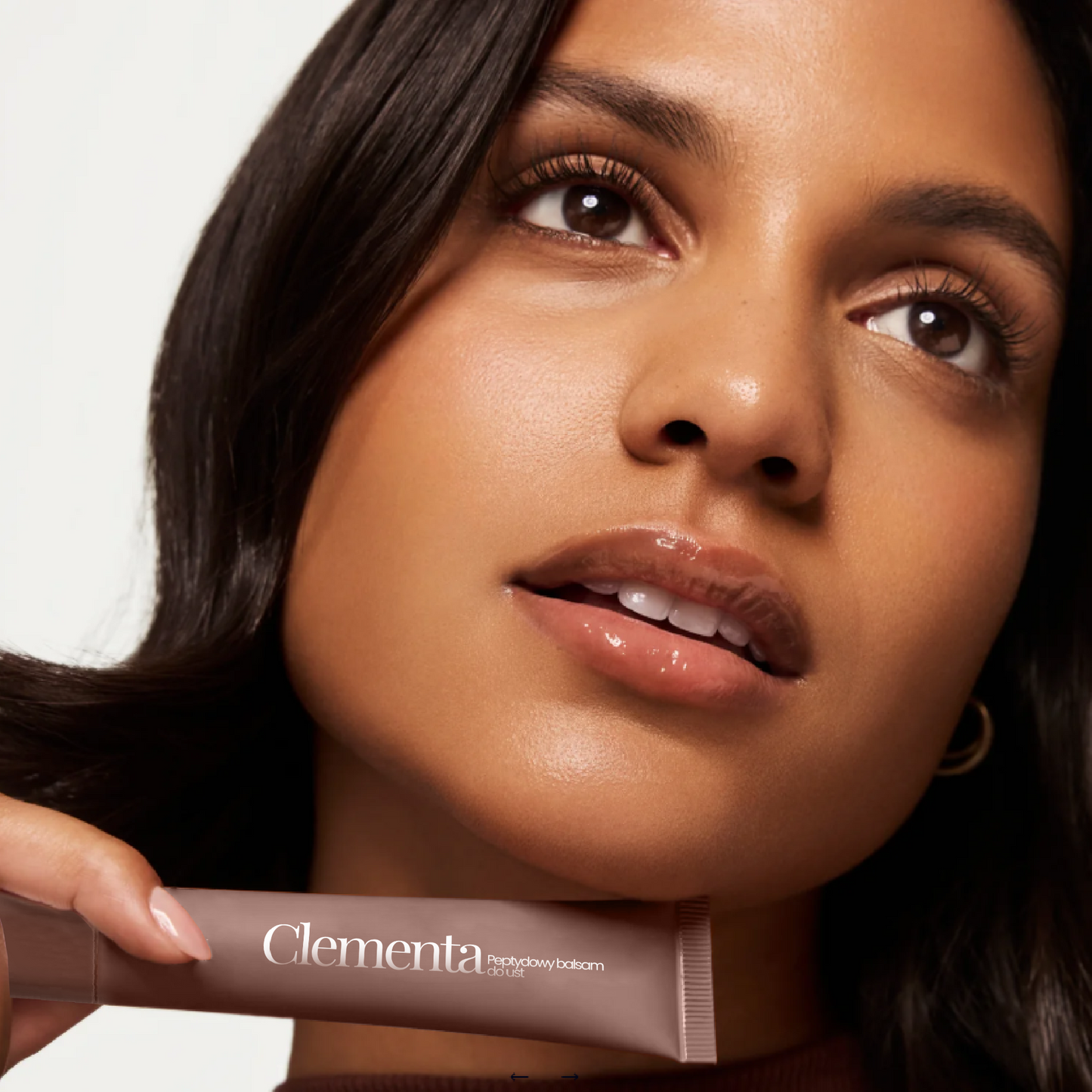 Peptydowy balsam do ust Clementa - Latte